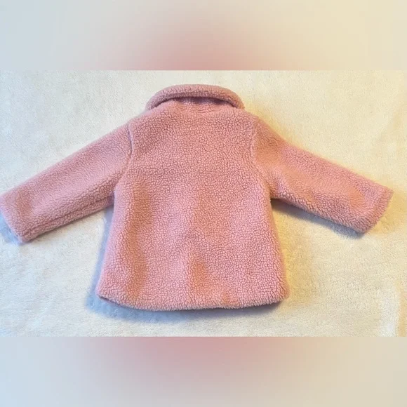 Pink Sherpa Coat, Size 2T, EUC, Great for Valentine’s Day! - Picture 2 of 4